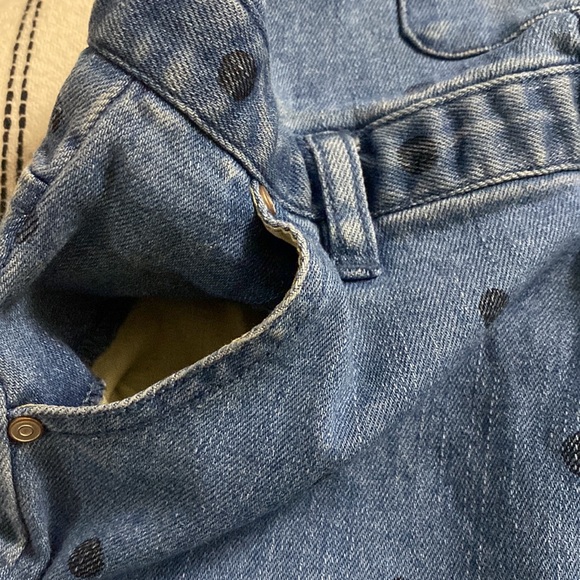 Zara Baby Polka Dot Blue Overalls 18-24 Months - Picture 5 of 7